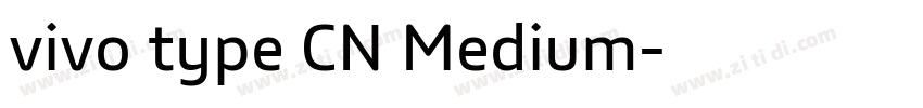vivo type CN Medium字体转换 vivo type CN Medium字体转换